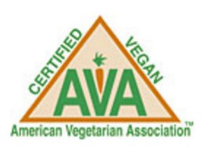 Official AVA Certified-Vegan Seal