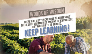 Keep on learning in the garden
