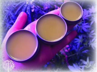 Skin salve using infusions.