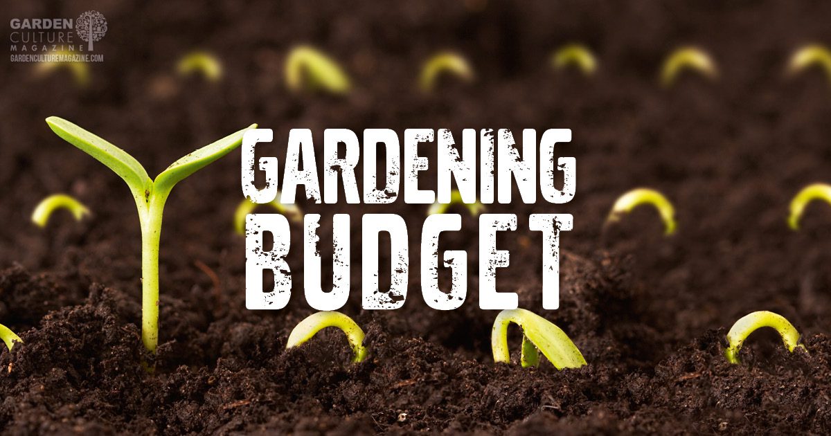 gardening budget