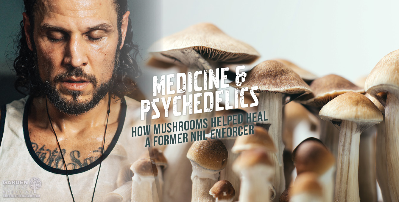 Former NHL Tough Guy Riley Cote Turns To Mushrooms And Yoga To Help Himself Heal
