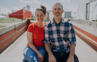 Vicky and Mike from Cookstown Greens