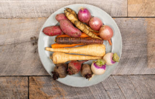 Root veggies from Cookstown Greens