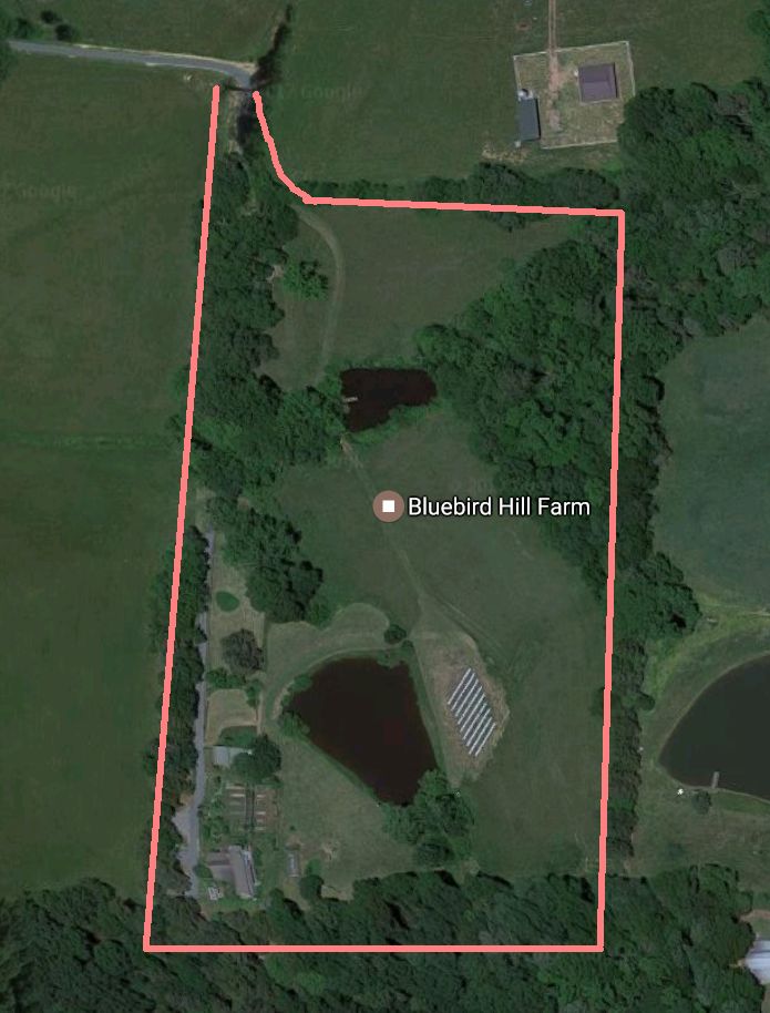 Organic Farm Contest Parcel - Bluebird Hill parcel (boundaries shown approximate)