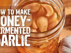 How to make honey-fermented garlic.